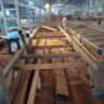 Steel plant erection work in progress at an SKC Engineering project site